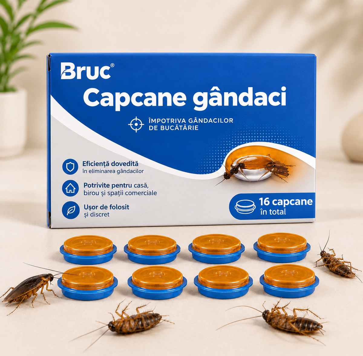 Capcane Anti-Gândaci, 16 Capcane